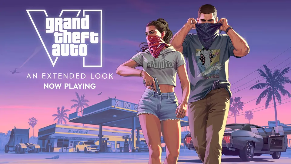 Official Grand Theft Auto VI Extended Look promotional artwork from Rockstar Games