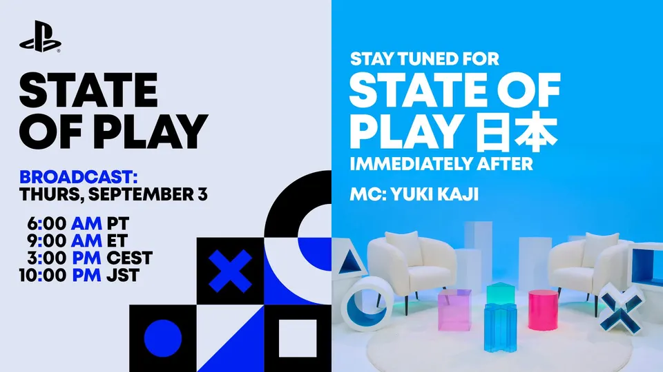 Official PlayStation State of Play September 3 promotional artwork