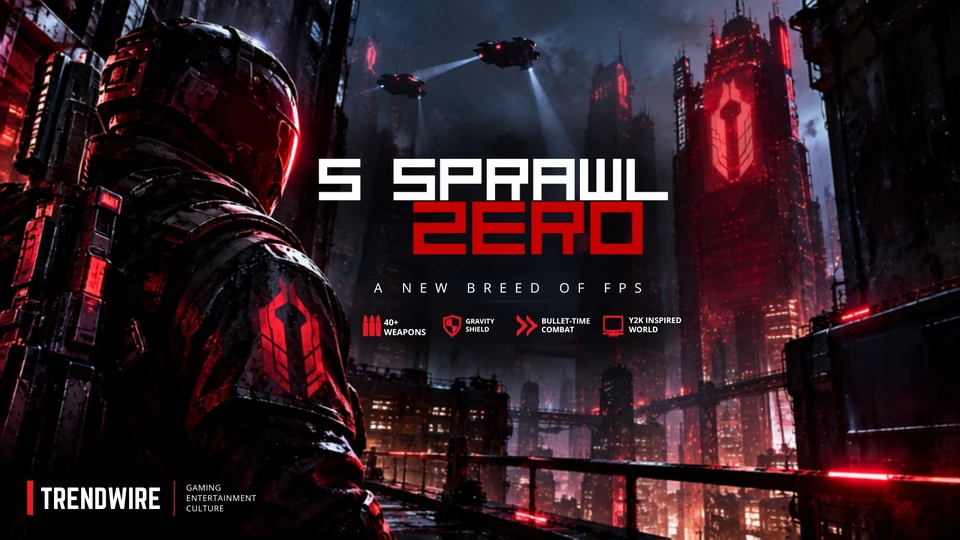 SPRAWL zero Launches Today With 40+ Weapons and Gravity-Powered Combat