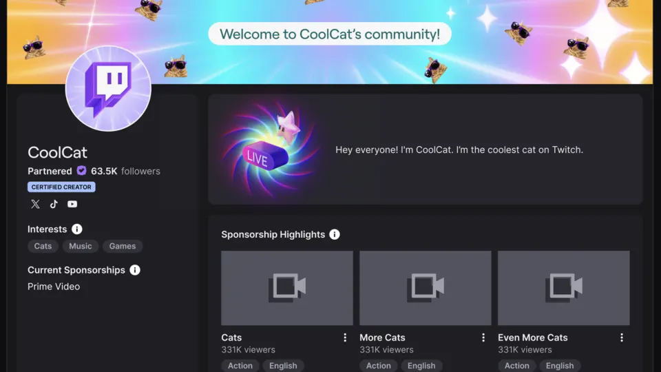 Twitch Affiliates Can Now Get Sponsorships Directly Through Twitch