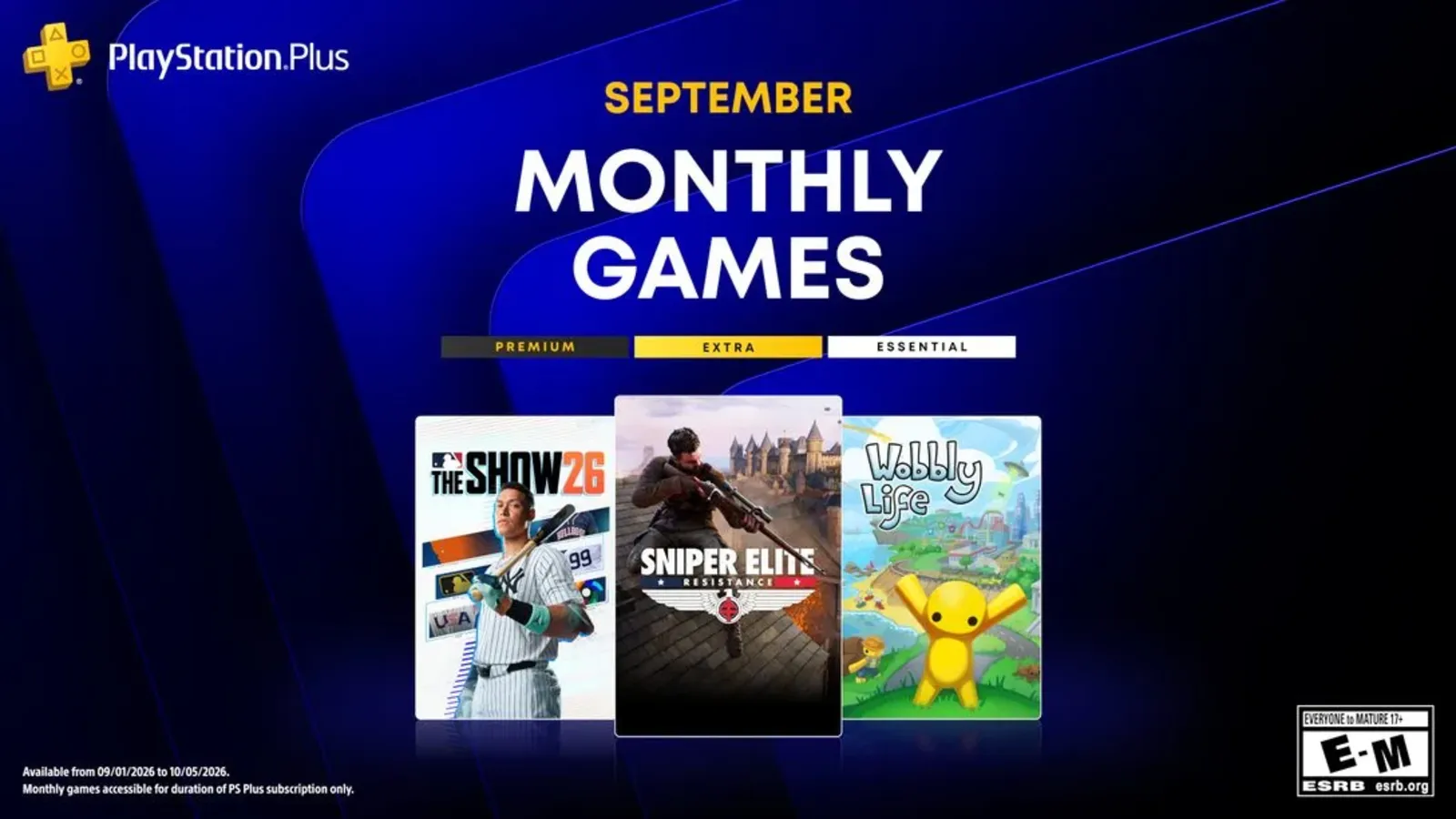 PlayStation Plus September 2026 Games Revealed: Four Titles Join the Lineup