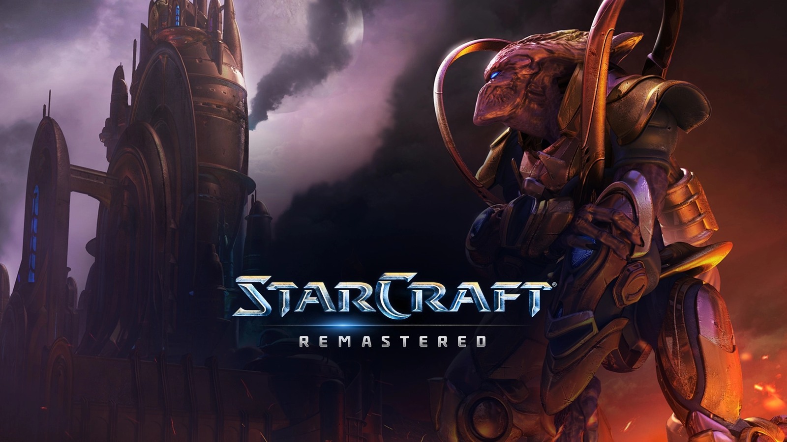 The official StarCraft website displaying Blizzard's deliberate glitch teaser